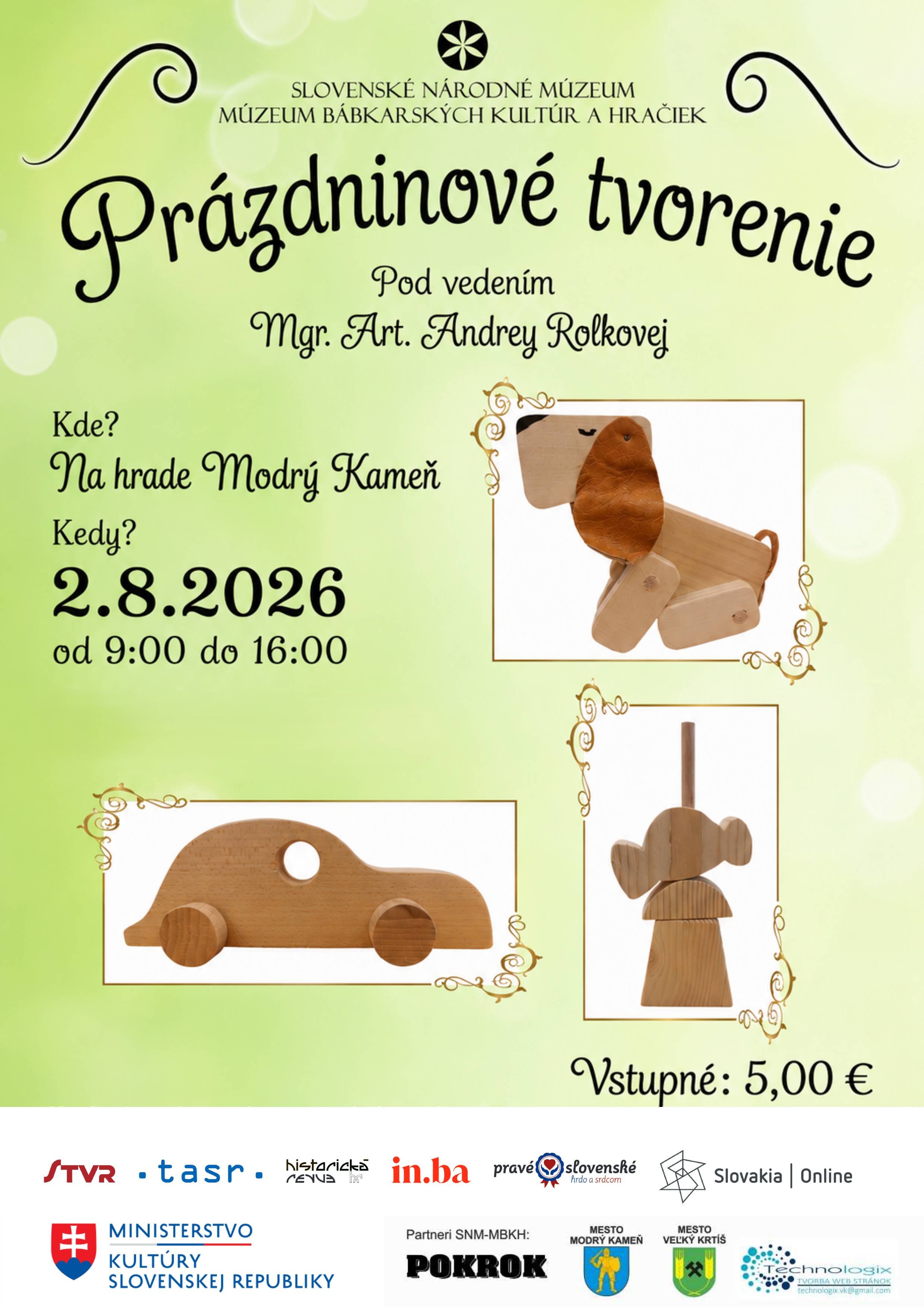 Hrad Modrý Kameň - Prázdninové tvorenie 